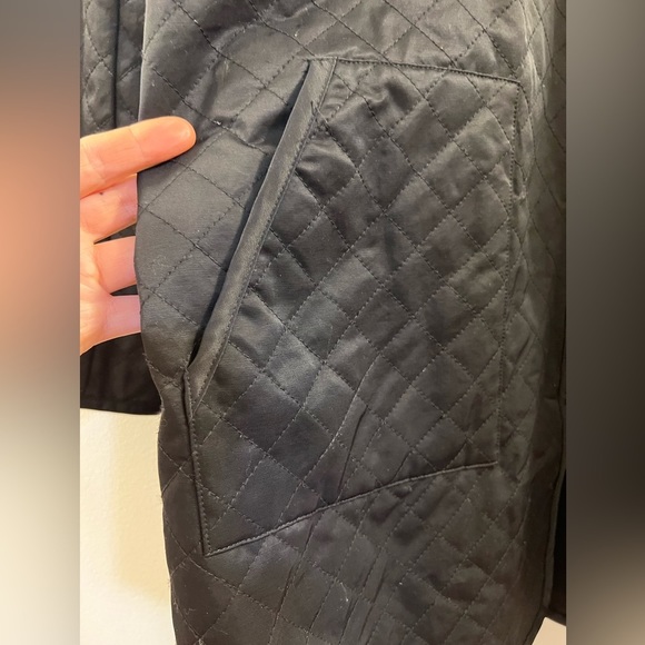 Eileen Fisher Quilted Long Jacket W/ Fleece Lining kk - Picture 8 of 16